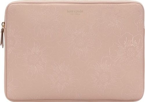 kate spade new york - Sleeve for 13.3" Apple® MacBook® Air - Reverse Hollyhock Pale Vellum-Front_Standard 