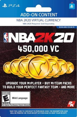 NBA 2K20 450,000 Virtual Currency - PlayStation 4 [Digital]