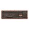 AZIO - RETRO CLASSIC BT Full-size Bluetooth Mechanical Typelit Switch Keyboard with Back Lighting - Artisan-Front_Standard