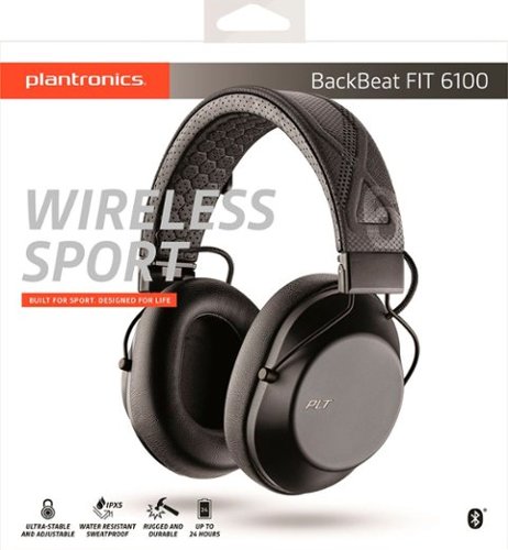 Plantronics Backbeat FIT 6100 Over-the-Ear Wireless Sport Headphones - Black HOW TO BUY