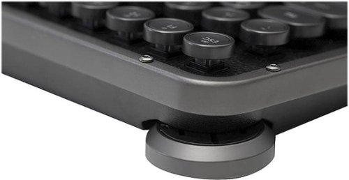 AZIO Retro Compact Bluetooth Mechanical Keyboard with Back Lighting - Black Leather/Gunmetal Matte WHERE TO BUY