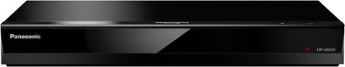 Panasonic - Streaming 4K Ultra HD Hi-Res Audio DVD/CD/3D Wi-Fi Built-In Blu-Ray Player, DP-UB420-K - Black