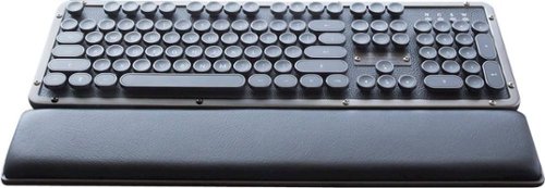 AZIO Retro Classic Palm Rest - Gunmetal Black GLOBAL SHIPPING