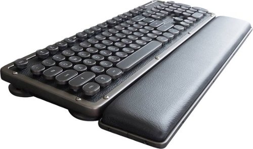 AZIO Retro Classic Palm Rest - Gunmetal Black HOW TO BUY