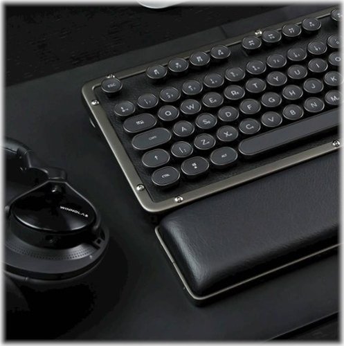 AZIO Retro Classic Palm Rest - Gunmetal Black WHERE TO BUY