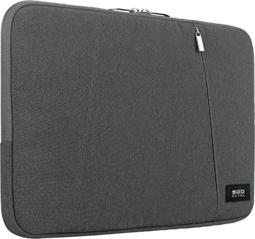 Solo New York Oswald Sleeve for 15.6 Laptop - Gray GLOBAL SHIPPING