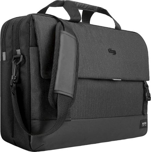 Solo New York Notch Briefcase for 15.6 Laptop - Gray/Black HOW TO BUY
