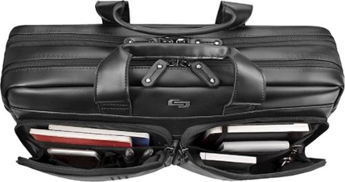 Solo New York Moore Briefcase for 15.6 Laptop - Black SHOP ONLINE