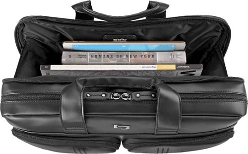 Solo New York Moore Briefcase for 15.6 Laptop - Black BUY ONLINE