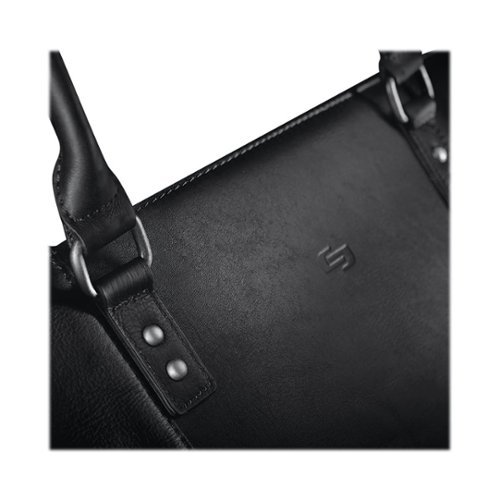 Solo New York Jay Leather Tote for 15.6 Laptop - Black SHOP ONLINE