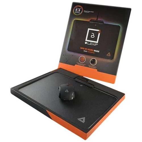 Lexip B5 Mouse Pad with RGB Lighting - Black HOW TO BUY