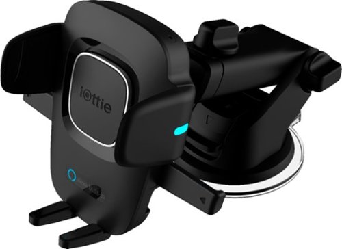 iOttie - Easy One Touch Connect Alexa Enabled Car Mount for Mobile Phones - Black