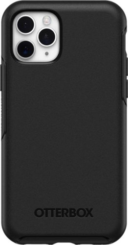 OtterBox - Symmetry Series Case for Apple® iPhone® 11 Pro/X/Xs - Black-Front_Standard 