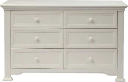 Kingsley - Brunswick 6-Drawer Dresser - White-Front_Standard 