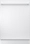 Bosch - 100 Series 24" Tall Tub Built-In Dishwasher with Stainless-Steel Tub - White-Front_Standard