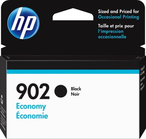 HP - 902 Economy Standard Capacity - Ink Cartridge - Black-Front_Standard 