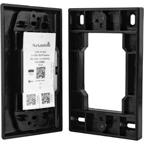 RunLessWire Click For Philips Hue - Light Switch - Black HOW TO BUY