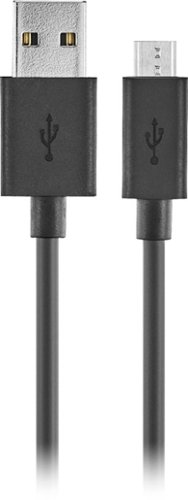 Dynex™ - 3' USB-to-Micro USB Charge-and-Sync Cable - Black