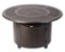 Fire Sense - Walkers Round Hammered Aluminum LPG Fire Pit - Antique Bronze-Front_Standard