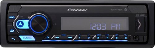 Pioneer - In-dash Bluetooth® Audio Digital Media (ADM) Receiver - Black