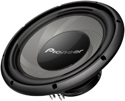 Pioneer - 12" - 1400 W Max Power, Single 4Ω Voice Coil, IMPP™ cone, Rubber Surround - Component Subwoofer - Black