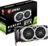 MSI - SUPER VENTUS OC NVIDIA GeForce RTX 2080 Super 8GB GDDR6 PCI Express 3.0 Graphics Card - Black/Silver-Front_Standard