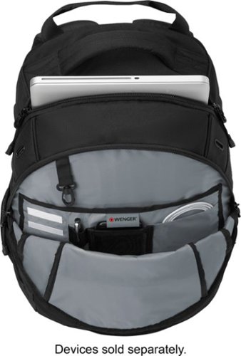 Wenger Backpack for 16 Laptop - Black WORLDWIDE DELIVERY