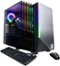 CyberPowerPC - Gaming Desktop - AMD Ryzen 7 3700X - 16GB Memory - AMD Radeon RX 5700 XT - 2TB HDD + 240GB SSD - Black-Front_Standard