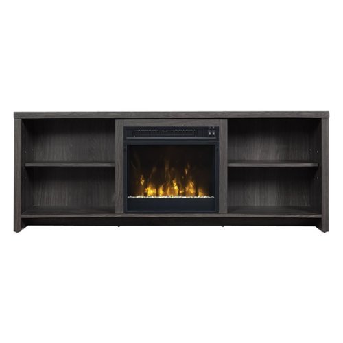 ClassicFlame - TV Stand for Most TVs Up to 65" - Black Walnut