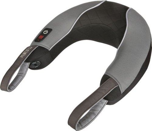 Image of HoMedics - Pro Therapy Vibration Neck Massager with Heat - Black/Gray
