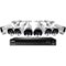Lorex - 16-Channel, 8-Camera Indoor/Outdoor Wired 4K 3TB NVR Surveillance System - Black/White-Front_Standard
