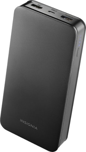  Insignia™ - 20,000 mAh Portable Charger for Most USB-Enabled Devices