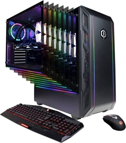 CyberPowerPC - Gamer Supreme Liquid Cool Gaming Desktop - Intel Core i7-9700K - 16GB - GeForce RTX 2070 SUPER - 2TB HDD+ 500GB SSD - Black-Front_Standard 
