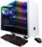 CyberPowerPC - Gamer Supreme Liquid Cool Gaming Desktop - Intel Core i9-9900K - 16GB - GeForce RTX 2080 SUPER - 2TB HDD + 500GB SSD - White-Front_Standard 
