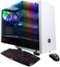 CyberPowerPC - Gamer Supreme Liquid Cool Gaming Desktop - Intel Core i9-9900K - 16GB - GeForce RTX 2080 SUPER - 2TB HDD + 500GB SSD - White-Front_Standard