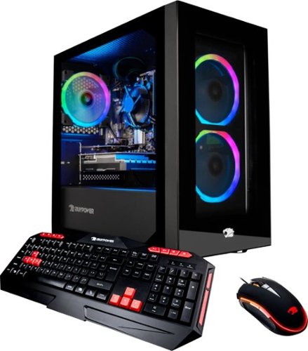  iBUYPOWER - Gaming Desktop - Intel Core i3-9100F - 8GB Memory - NVIDIA GeForce GTX 1650 - 1TB Hard Drive + 120GB Solid State Drive