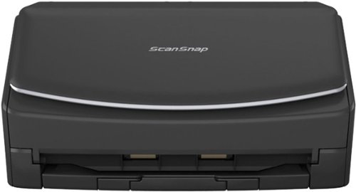 Fujitsu - ScanSnap iX1500 Color Duplex Document Scanner with Touchscreen - Black/Gray-Front_Standard 