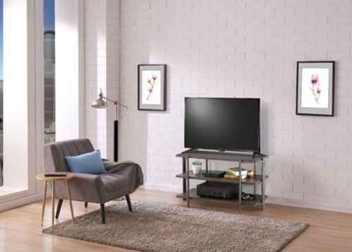 Insignia  - TV Cabinet for Most TVs Up to 50 - Dark Wood