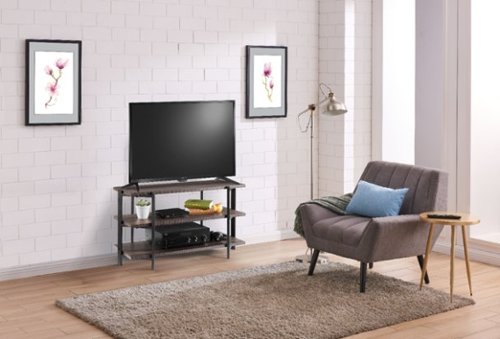 Insignia  - TV Cabinet for Most TVs Up to 50 - Dark Wood