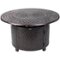 Outdoor Round Fire Pit Cover For Fire Sense Patio Heaters Heavy Duty 10 Gauge Felt Lined Water - Round - Antique Bronze-Front_Standard