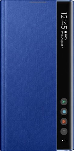  S-View Flip Cover Case for Samsung Galaxy Note10+ and Note10+ 5G - Blue