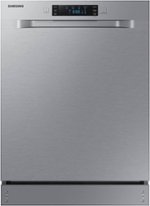 Samsung - Front Control Built-In Dishwasher with Stainless Steel Tub, Integrated Digital Touch Controls, 52dBA - Stainless steel - Front_Standard