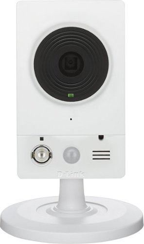  D-Link - High-Definition Wi-Fi Video Security Camera - White