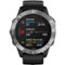Garmin - fēnix 6 GPS Smartwatch 47mm Fiber-Reinforced Polymer - Silver-Front_Standard 