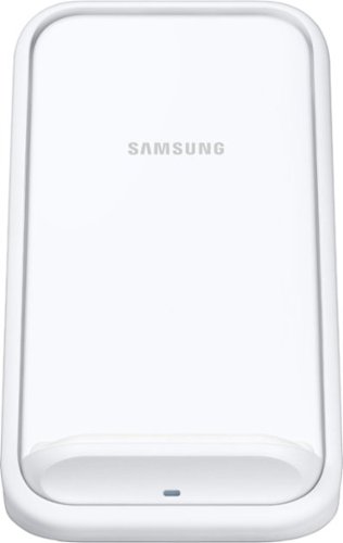 Samsung - 15W Qi Certified Fast Charge Wireless Charging Stand for iPhone/Android - White