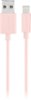 Dynex™ - 3' USB Type A-to-Lightning Charge-and-Sync Cable - Pink Sand-Front_Standard