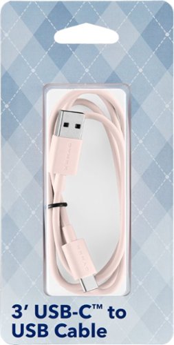 Dynex™ 3' USB Type A-to-USB Type C Charge-and-Sync Cable - Pink Sand HOW TO BUY