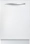 Bosch - 500 Series 24" Tall Tub Built-In Dishwasher - White-Front_Standard