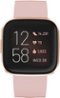 Fitbit - Versa 2 Health & Fitness Smartwatch - Copper Rose-Front_Standard 