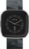 Fitbit - Versa 2 Special Edition - Iron Mist with Charcoal Woven Jacquard Band-Front_Standard